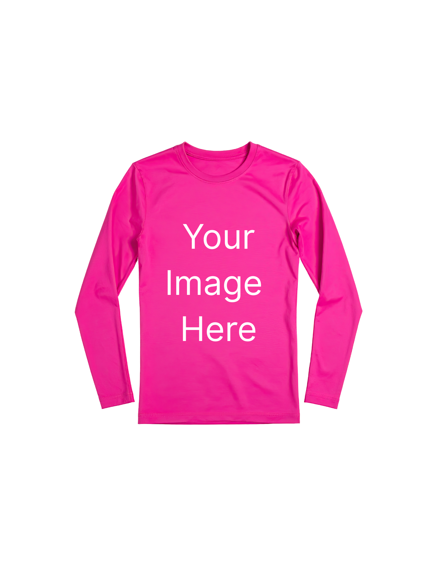 Customised Round Neck Long Sleeve Tshirt
