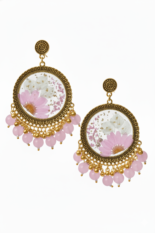 Resin Jhumka Earrings