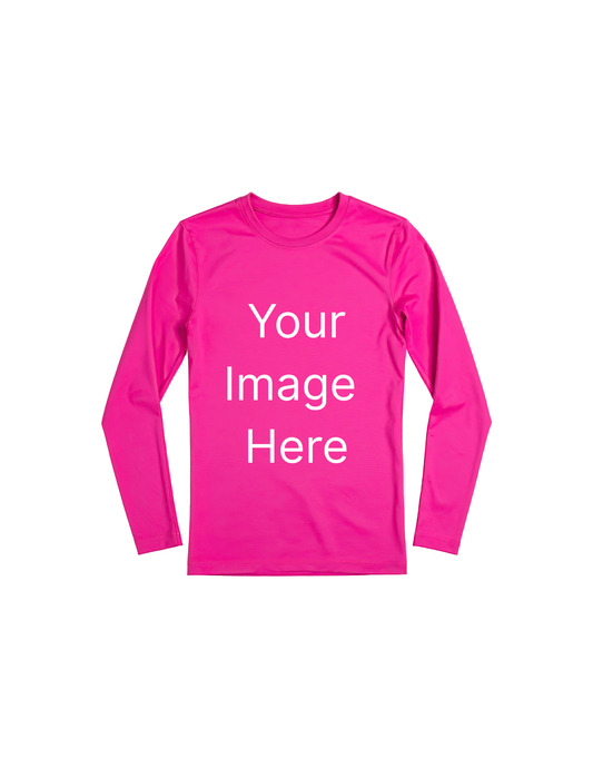 Customised Round Neck Long Sleeve Tshirt